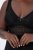 Ulla Popken 855428 Nuisette en dentelle Noir - Chemises de nuit - 