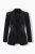 Ulla Popken 855550 Blazer cintré à pierres scintillantes Noir - Blazers - Blazers grande taille pour femme