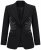 Ulla Popken 855550 Blazer cintré à pierres scintillantes Noir - Blazers - Blazers grande taille pour femme