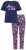 Ulla Popken 856141 Pyjama à manches longues Bleu marine - Pyjamas/vêtements de détente - 