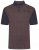 Kam Jeans 5490 Jersey Weave Contrast Polo Navy - Polos - Polos homme grande taille