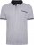 Kam Jeans 5487 Dobby Print Pique Polo White - Polos - Polos homme grande taille