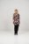 Scandinavian Caramel Flower Petals Tunic Brown - T-shirts imprimés pour femme - 