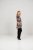 Scandinavian Caramel Flower Petals Tunic Brown - T-shirts imprimés pour femme - 