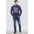 D555 Austin Long Sleeve T-shirt Navy - T-shirts - T-shirts Homme Grande Taille