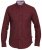 D555 Dawson Textured Shirt Dark Red - Chemises - Chemises Grandes Tailles Hommes