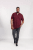 D555 Grant Polo Shirt Maroon - Polos - Polos homme grande taille