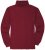 Adamo Fabio Comfort fit Turtleneck Long sleeve T-shirt Burgundy - T-shirts - T-shirts Homme Grande Taille