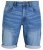 D555 Griffin Denim Shorts Stonewash - Shorts - Shorts hommes grande taille