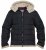 D555 Hudson Hooded Puffer Jacket Navy - Vestes - Vestes Homme Grandes Tailles