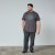 North Latitude T-Shirt Gris/Charcoal - TALL T-shirts - T-Shirts pour Hommes Grands