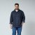 North Latitude Denim Shirt LS Bleu - Chemises - Chemises Grandes Tailles Hommes