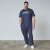 North Latitude Mountain T-Shirt V-Neck Bleu marine - TALL T-shirts - T-Shirts pour Hommes Grands