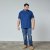 North Latitude Superflex Polo Bleu - TALL polos - Polos TALL pour hommes grands