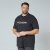 North Latitude Logo Polo Noir - Polos - Polos homme grande taille