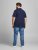 Jack & Jones Jersey Polo Navy - Polos - Polos homme grande taille