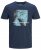 Jack & Jones Jump T-shirt Navy - T-shirts - T-shirts Homme Grande Taille
