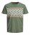 Jack & Jones Sunnys Tee Sea Spray - T-shirts - T-shirts Homme Grande Taille