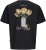Jack & Jones Lington Back And Front Print Crew Neck T-Shirt Black - T-shirts - T-shirts Homme Grande Taille
