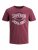 Jack & Jones JJELOGO TEE Hawthorn Rose - T-shirts - T-shirts Homme Grande Taille