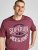 Jack & Jones JJELOGO TEE Hawthorn Rose - T-shirts - T-shirts Homme Grande Taille