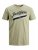 Jack & Jones JJELOGO TEE Light Green - T-shirts - T-shirts Homme Grande Taille