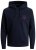 Jack & Jones JJESHARK SWEAT Hoodie Navy - Sweatshirts & hoodies - Sweatshirts/Hoodies grande taille homme