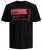Jack & Jones JCOBOOSTER TEE Black - T-shirts - T-shirts Homme Grande Taille