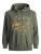 Jack & Jones JPRBLUBOOSTER SWEAT Hoodie Khaki - Sweatshirts & hoodies - Sweatshirts/Hoodies grande taille homme