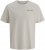 Jack & Jones Yuki Back Print Crew Neck T-Shirt Moonbeam - T-shirts - T-shirts Homme Grande Taille