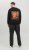 Jack & Jones JCOFILO Crew Neck Sweater with Back Print Black - Sweatshirts & hoodies - Sweatshirts/Hoodies grande taille homme