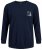 Jack & Jones JCOFILO Crew Neck Sweater with Back Print Navy Blazer - Sweatshirts & hoodies - Sweatshirts/Hoodies grande taille homme