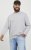 Jack & Jones BRADLEY Sweatshirt Light Grey Melange - Sweatshirts & hoodies - Sweatshirts/Hoodies grande taille homme