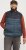 Jack & Jones SPRINT Black Blocking BODYWARMER With Collar Dark Turquoise - Vestes - Vestes Homme Grandes Tailles