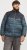 Jack & Jones SPRINT Black Blocking Quilted Collar Jacket Teal - Vestes - Vestes Homme Grandes Tailles