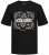 Jack & Jones JJPAISLEY T-Shirt Black - T-shirts - T-shirts Homme Grande Taille