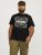 Jack & Jones JJPAISLEY T-Shirt Black - T-shirts - T-shirts Homme Grande Taille