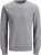 Jack & Jones Basic Sweatshirt Light Grey Melange - Sweatshirts & hoodies - Sweatshirts/Hoodies grande taille homme