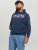 Jack & Jones CORP LOGO PLAY 4 Print Hoodie Navy Blazer - Sweatshirts & Hoodies - Sweatshirts/Hoodies grande taille homme