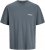 Jack & Jones Lington Crew Neck T-Shirt Grey - T-shirts - T-shirts Homme Grande Taille