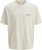 Jack & Jones Lington Crew Neck T-Shirt White - T-shirts - T-shirts Homme Grande Taille