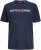 Jack & Jones Corp Logo Crew Neck T-Shirt Navy Blazer - T-shirts - T-shirts Homme Grande Taille