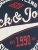 Jack & Jones JJELOGO TEE Navy - T-shirts - T-shirts Homme Grande Taille