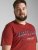 Jack & Jones JJELOGO TEE Red - T-shirts - T-shirts Homme Grande Taille