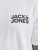 Jack & Jones CORP Logo T-Shirt White w Small Black Print - T-shirts - T-shirts Homme Grande Taille