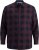 Jack & Jones Gingham L/S Shirt Dark Red - Chemises - Chemises Grandes Tailles Hommes