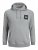 Jack & Jones JJLOCK SWEAT HOOD Grey - Sweatshirts & hoodies - Sweatshirts/Hoodies grande taille homme