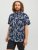 Jack & Jones JORCRAYON AOP Shirt Navy - Chemises - Chemises Grandes Tailles Hommes