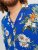 Jack & Jones JORLUKE FLORES Resort Shirt Nautical Blue - Chemises - Chemises Grandes Tailles Hommes