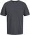 Jack & Jones PAULOS T-Shirt Dark Grey Melange - T-shirts - T-shirts Homme Grande Taille